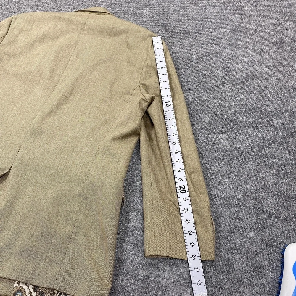 Chaps Blazer Mens 46 Long Beige‎ Poly Rayon Sport Coat Classic Dress Jacket